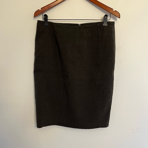 Della Spiga gray Pencil Skirt size 10 - Picture 2 of 5